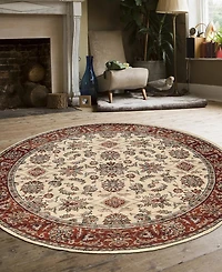 Closeout! Km Home Pesaro 1592 5'3" x 5'3" Round Area Rug