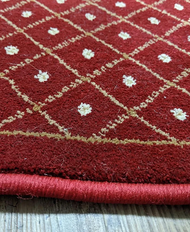 Closeout! Km Home 782/1711/Red Pesaro Red 5'5" x 7'7" Area Rug