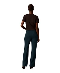 Calvin Klein Petite High-Rise Bootcut Pants