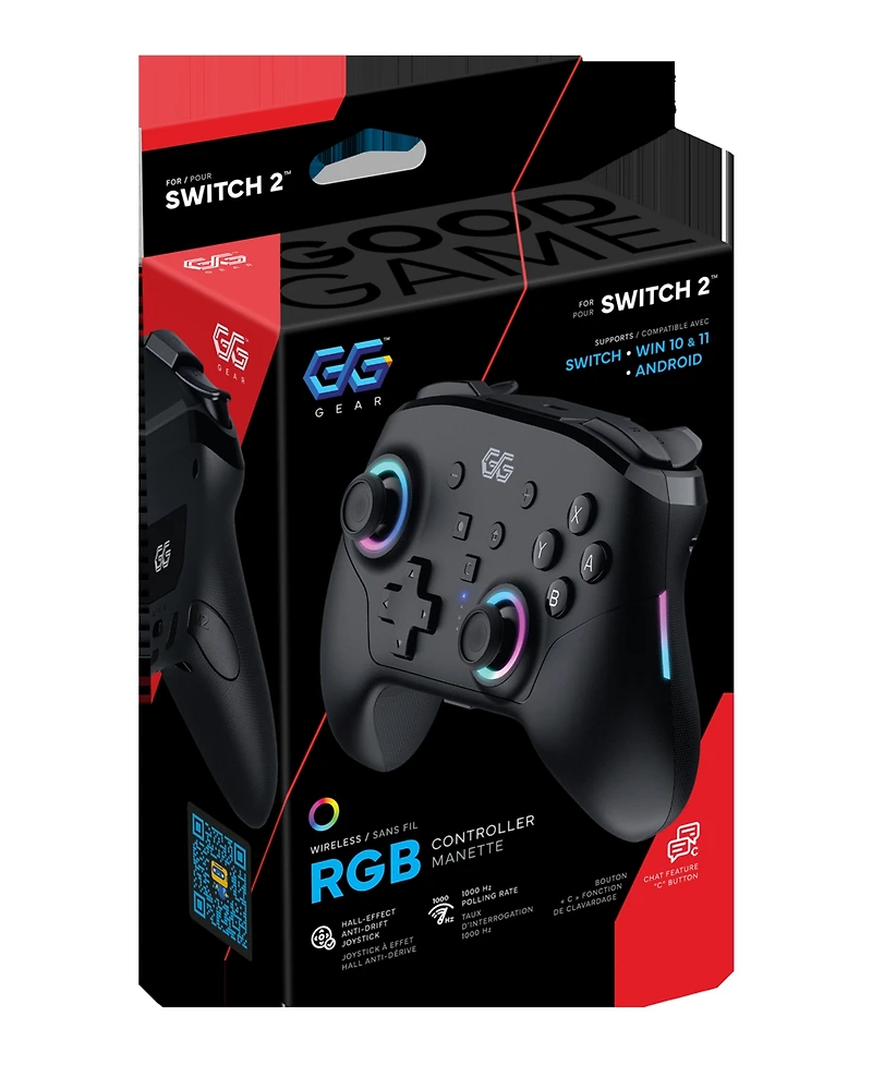 Pro Wireless Rgb Controller for Switch 2, Pc and Android