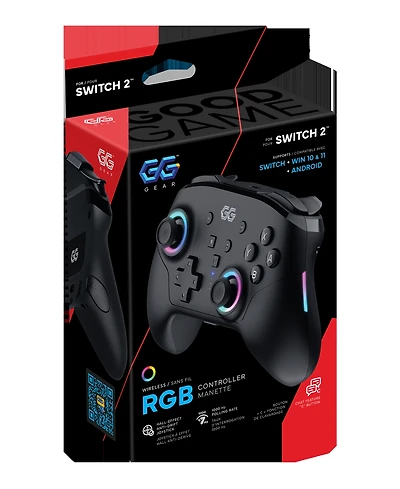 Pro Wireless Rgb Controller for Switch 2, Pc and Android