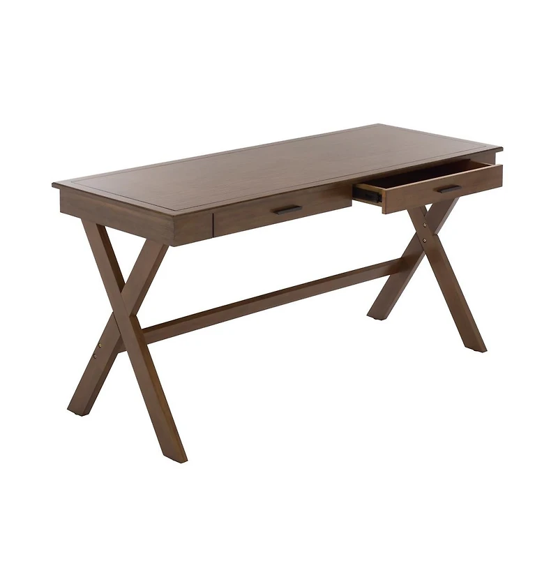 Augusta Home Alex 2-Drawer Wooden Desk