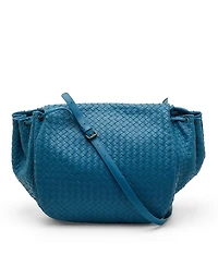 Pre-Owned Bottega Veneta Women's Intrecciato Leather Drawstring Shoulder Bag