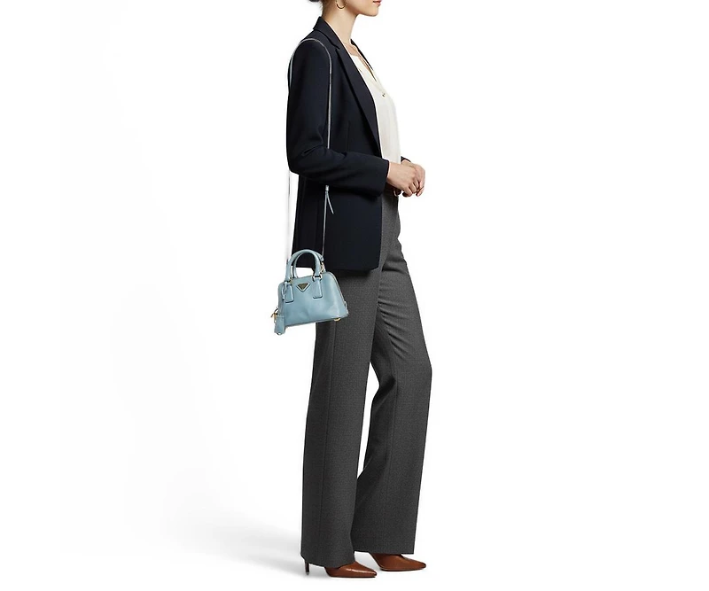Pre-Owned Prada Women's Mini Promenade Saffiano Leather Satchel