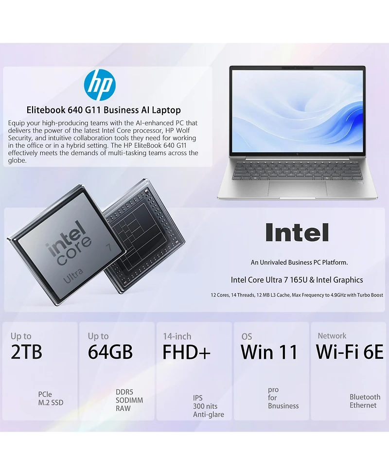 Hp EliteBook 640 G11 14" Laptop