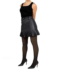 Hue Women's Faux-Translucent Fleece-Lined Tights U24206