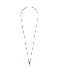 Fable England Gold Love Heart Clasp Chain Necklace