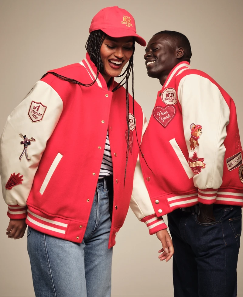 Macy's 100th Thanksgiving Day Parade Adult Unisex Varsity Jacket, Exclusive