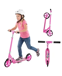Glintex Adjustable-Height Folding Aluminum Alloy Kick Scooter, 220 lb Capacity, Ages 8+