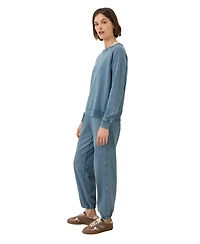 Pact Women's Weekends Organic Cotton Relaxed High-Rise Sweatpant