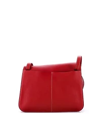 Hermes Halzan 31 Leather Top-Handle Shoulder Bag