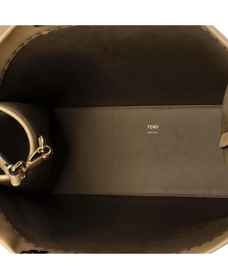 Pre-Owned Fendi Medium Sunshine Shopper Tote Leather