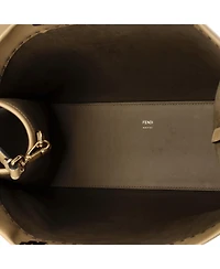 Pre-Owned Fendi Medium Sunshine Shopper Tote Leather