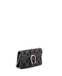Pre-Owned Gucci Super Mini Dionysus Bag Gg Denim