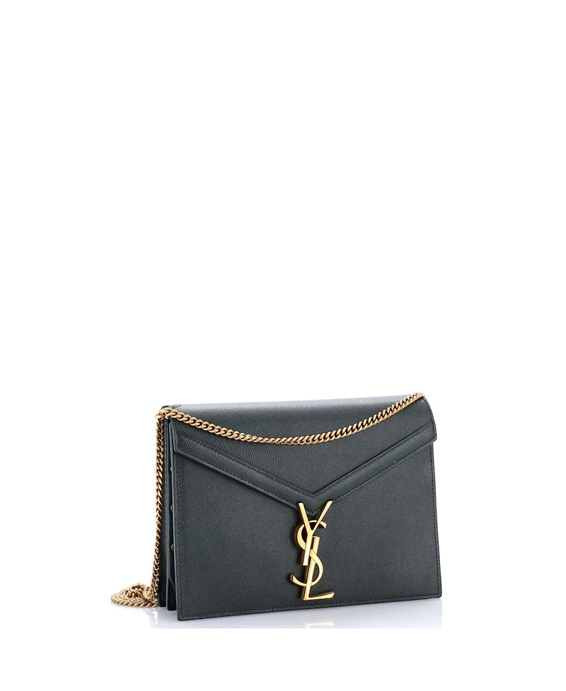 Pre-Owned Saint Laurent Cassandra Small Leather Chain Shoulder Bag
