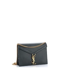 Pre-Owned Saint Laurent Cassandra Small Leather Chain Shoulder Bag