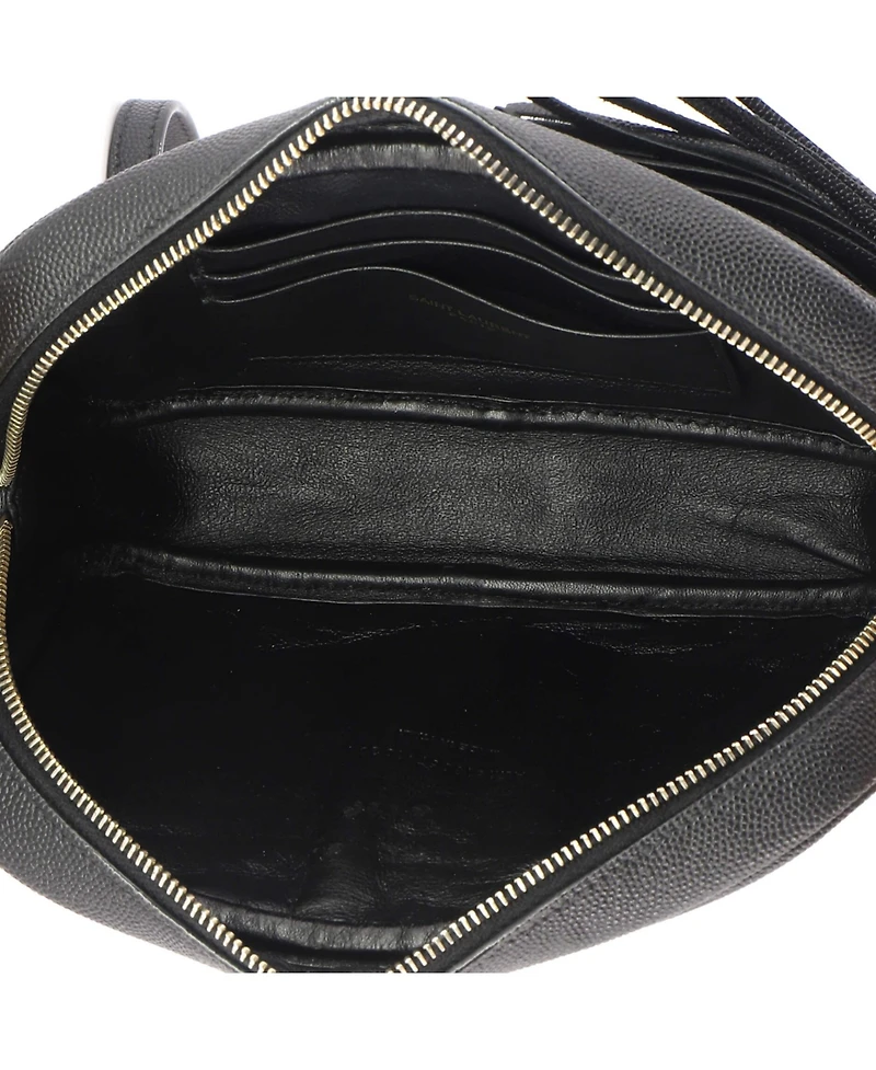 Pre-Owned Saint Laurent Mini Lou Camera Bag Matelasse Chevron Leather