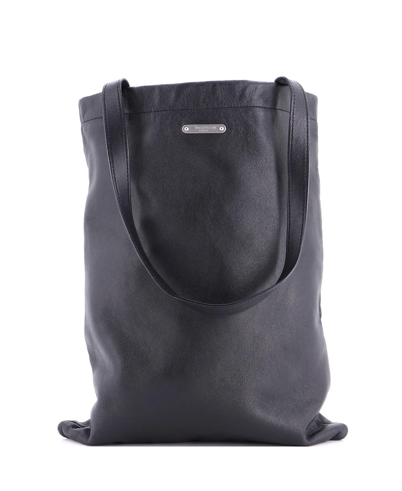 Pre-Owned Saint Laurent Medium Flat Shopper Tote Leather