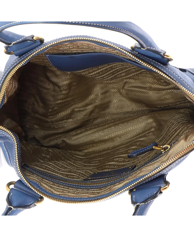 Pre-Owned Prada Vitello Phenix Medium Convertible Satchel