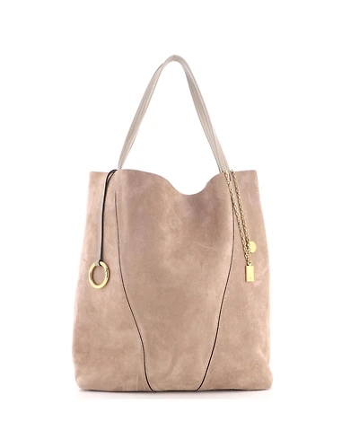 Pre-Owned Chloe Large Spin Tote Suede