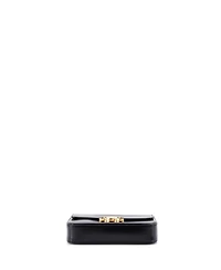 Pre-Owned Celine Triomphe Small Chain Leather Shoulder Bag, 8"W x 4"H x 2"D