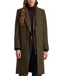 Lauren Ralph Women's Wool-Blend Walker Coat