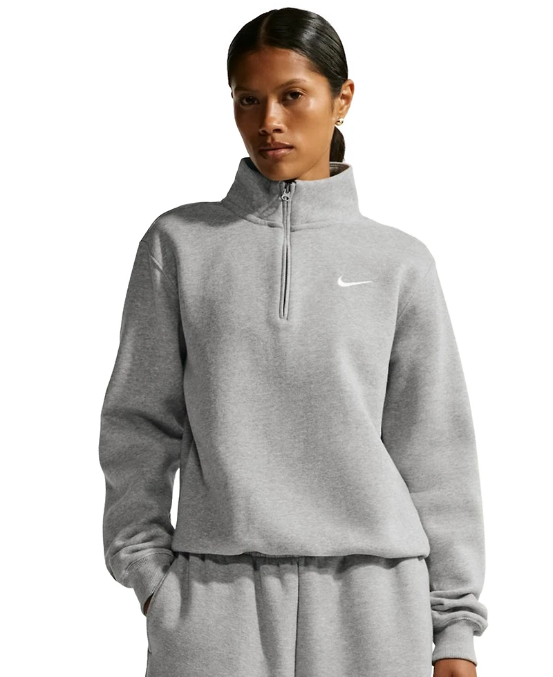 Nike Studio Fleece Women's 1/4-Zip Top