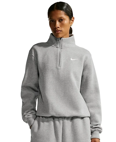 Nike Studio Fleece Women's 1/4-Zip Top