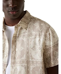 Guess Men's Mosley Tile Print Shirt