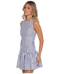 Petal and Pup Women's Marella Ruffle Stripe-Print Mini Dress