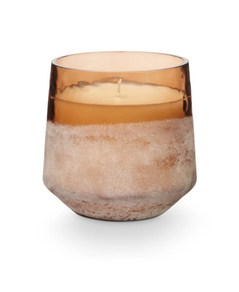 Illume Terra Tabac Baltic Glass Candle