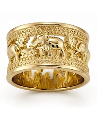 And Now This Elephant Band Ring