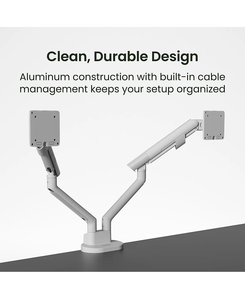 Kanto DM2 Dual Monitor Desktop Mount for 17" - 35" Displays