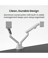 Kanto DM2 Dual Monitor Desktop Mount for 17" - 35" Displays