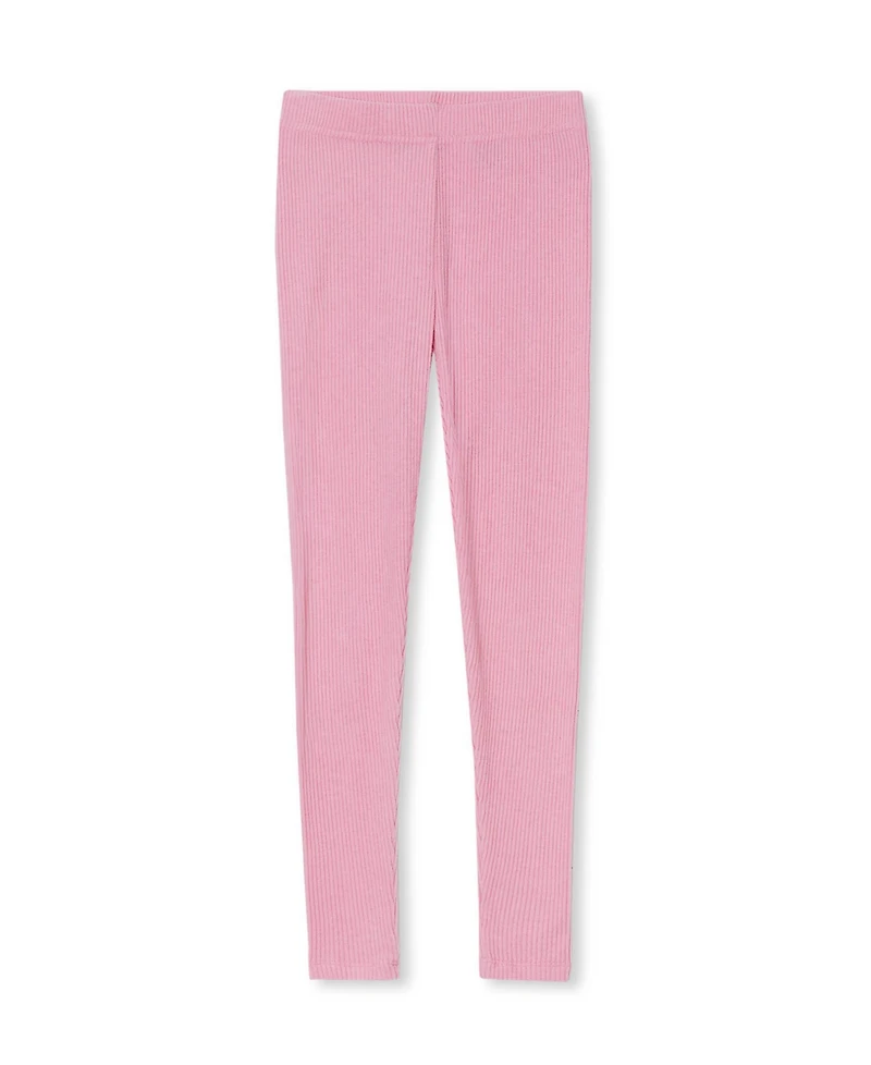 Lands' End Girls' 4-16 Brushed Rib Knit Pull-On Heavier Weight Leggings