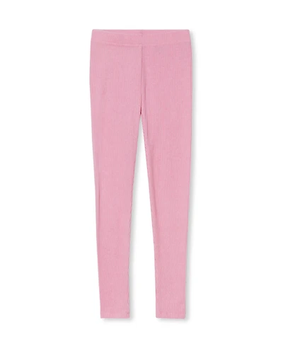 Lands' End Girls' 4-16 Brushed Rib Knit Pull-On Heavier Weight Leggings