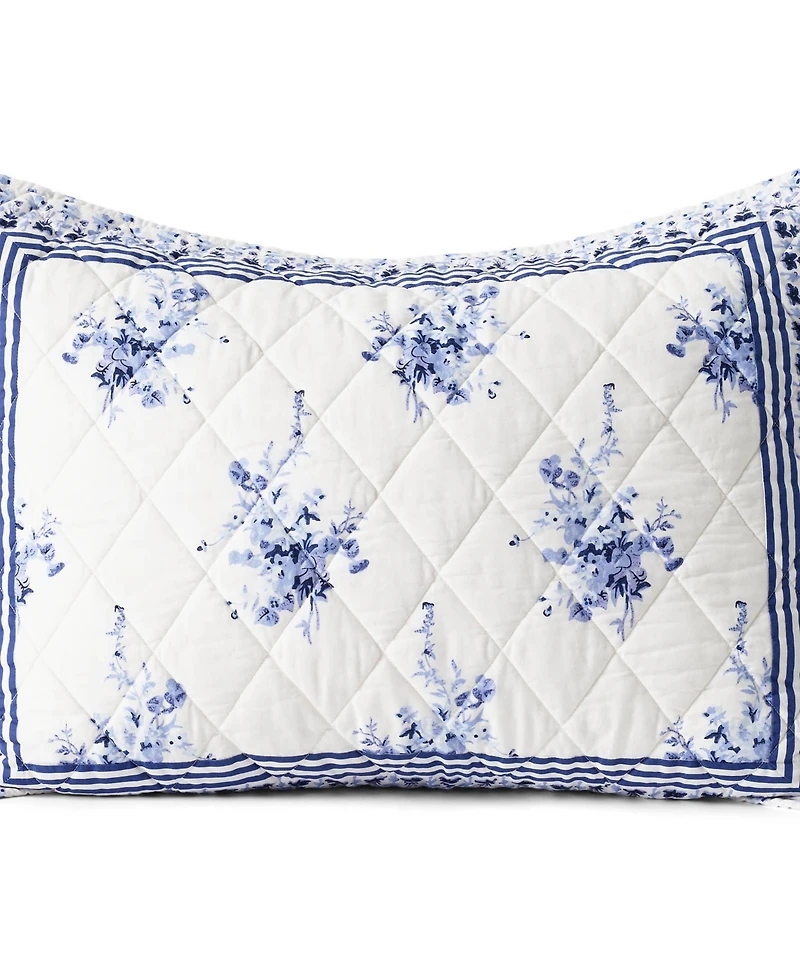 Lands' End Printed Cotton Pillow Sham