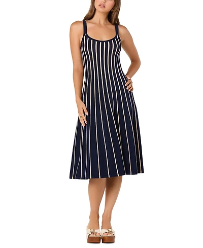 Astr the Label Women's Irecia Scoop Neck Midi Sweater Dress