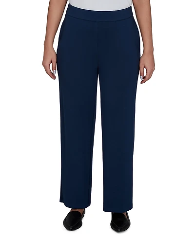 Alfred Dunner Women's Pull-On Straight-Leg Pants