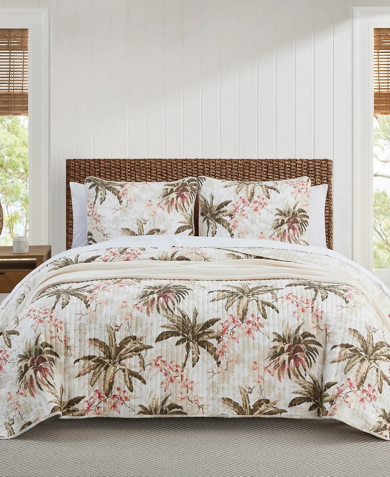 Tommy Bahama Home Bonny Cove Reversible 3-Pc. Quilt Set, King