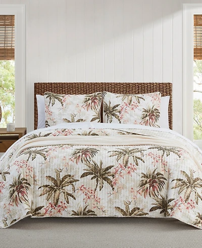 Tommy Bahama Home Bonny Cove Reversible 3-Pc. Quilt Set, King