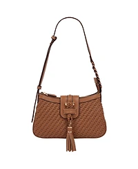 Tommy Bahama Tassel Tab Woven Shoulder Bag