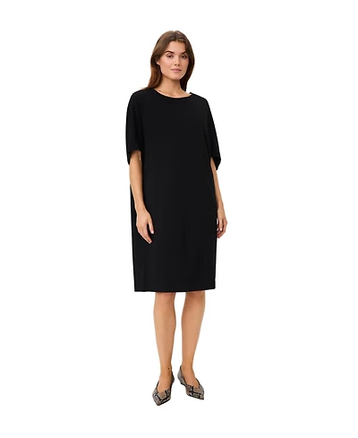 Masai Copenhagen Women's MaNattie Batwing-Sleeve Loose-Fit Draped Knee-Length Dress