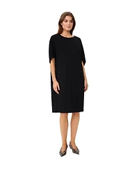Masai Copenhagen Women's MaNattie Batwing-Sleeve Loose-Fit Draped Knee-Length Dress