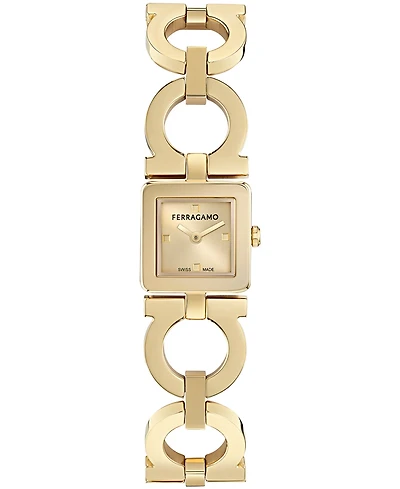Ferragamo Women's Gold Stainless Steel Bracelet Watch