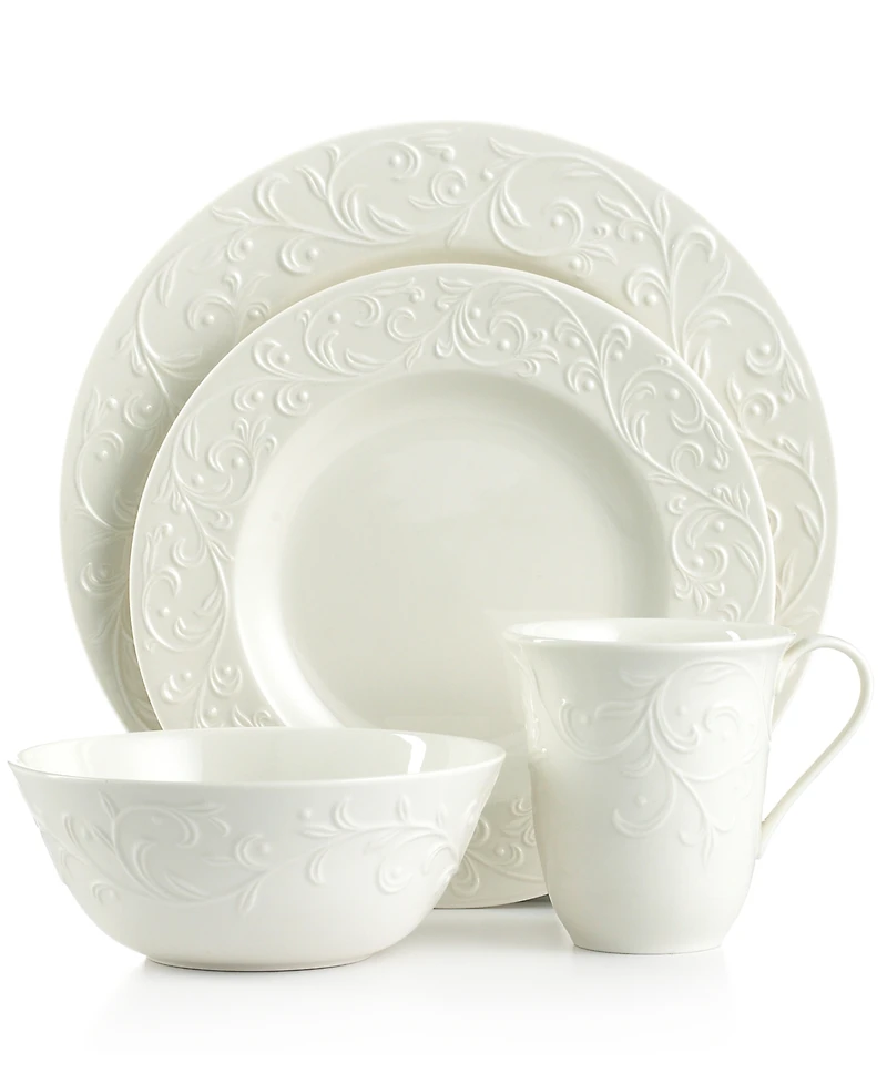 Lenox Opal Innocence Carved 4-Piece Place Setting