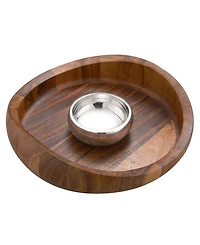 Nambe Butterfly Chip and Dip