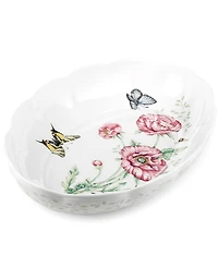 Lenox Butterfly Meadow Scalloped Oval Baker, 2 Qt.