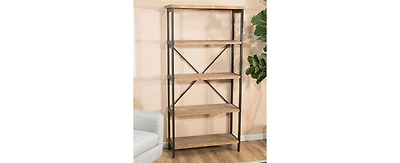 Jerome 5-Shelf Industrial Bookcase