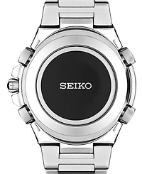 Seiko Men's Solar Chronograph Coutura Stainless Steel Bracelet Watch 45mm SSG009